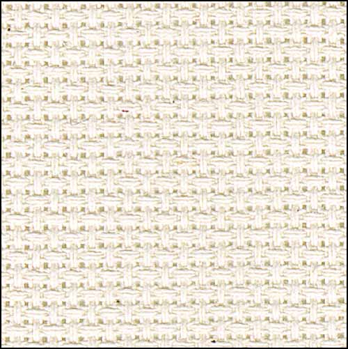 Charles Craft Natural White Aida Fabric 14 ct - 30" x 2 yards