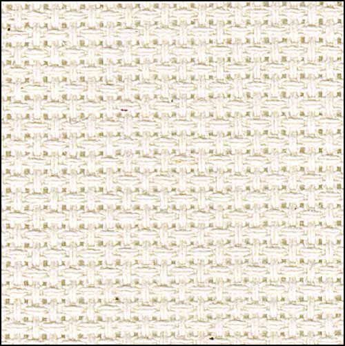 Finishing: DMC Charles Craft Natural White Aida 14 ct - 15" x 18"