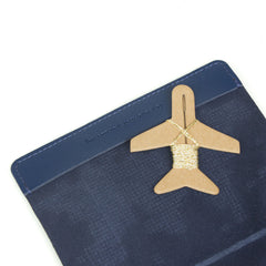 Chasing Threads Stitch Where You've Been Passport Kit - Navy Leather