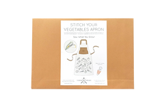 Chasing Threads Stitch Your Vegetables Apron Embroidery Kit