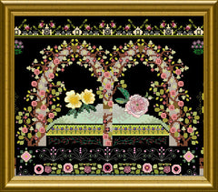 Chatelaine Designs The Rosarium Mandala Cross Stitch Pattern