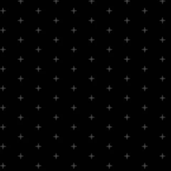 Chromatics Cross Cotton Fabric - Black