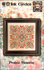 Ink Circles Prairie Flowers Cross Stitch Pattern