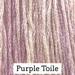 Classic Colorworks Cotton Floss - Purple Toile