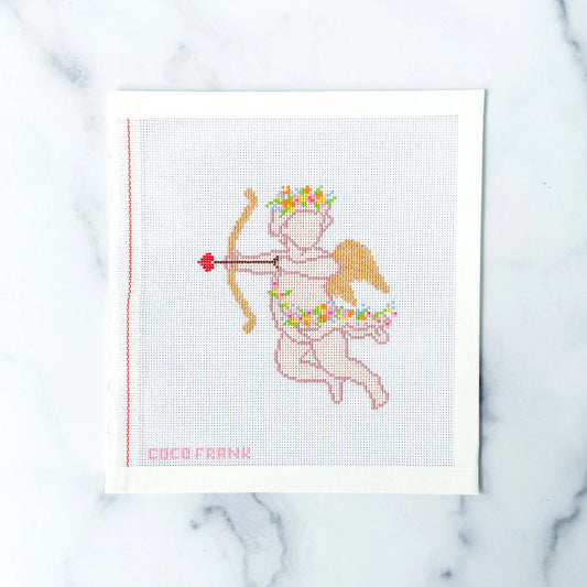 Coco Frank Cupid Needlepoint Canvas