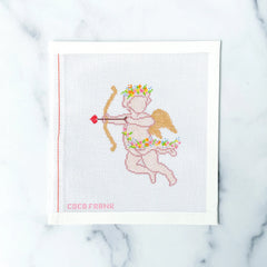 Coco Frank Cupid Needlepoint Canvas