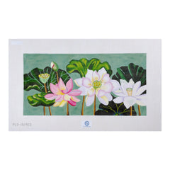 PLD Designs Lotus Garden Needlepoint Canvas
