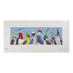Melissa Shirley Designs Vicki Sawyer Buzz and Lulu Robins and Vegs Needlepoint Canvas