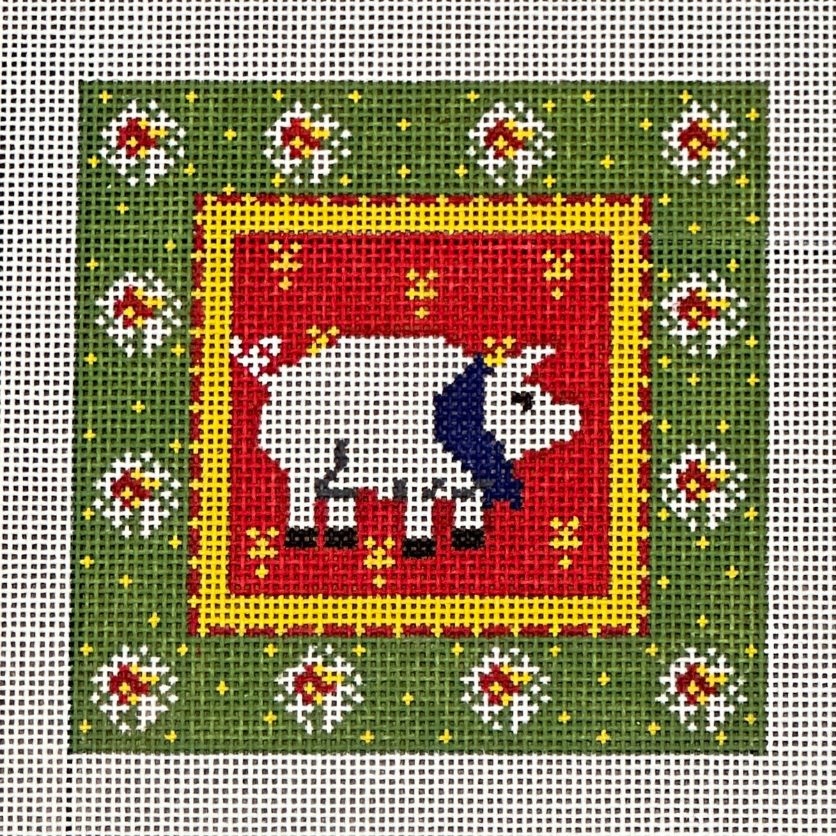 Cooper Oaks Design Le Cochon Pig Needlepoint Canvas