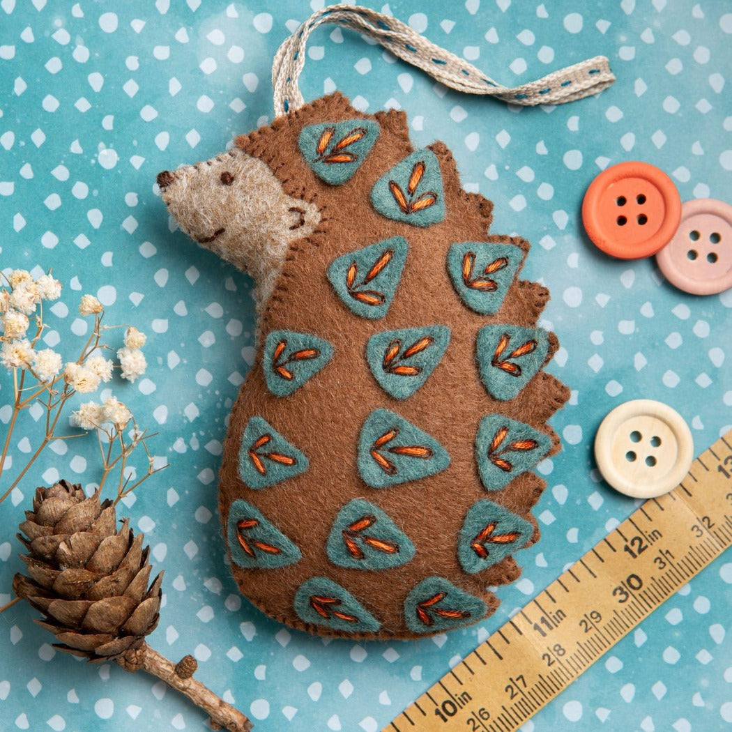 Corinne Lapierre Folk Hedgehog Felt Craft Mini Kit