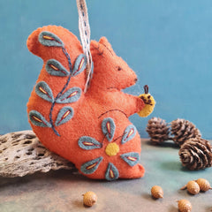 Corinne Lapierre Folk Squirrel Felt Craft Mini Kit