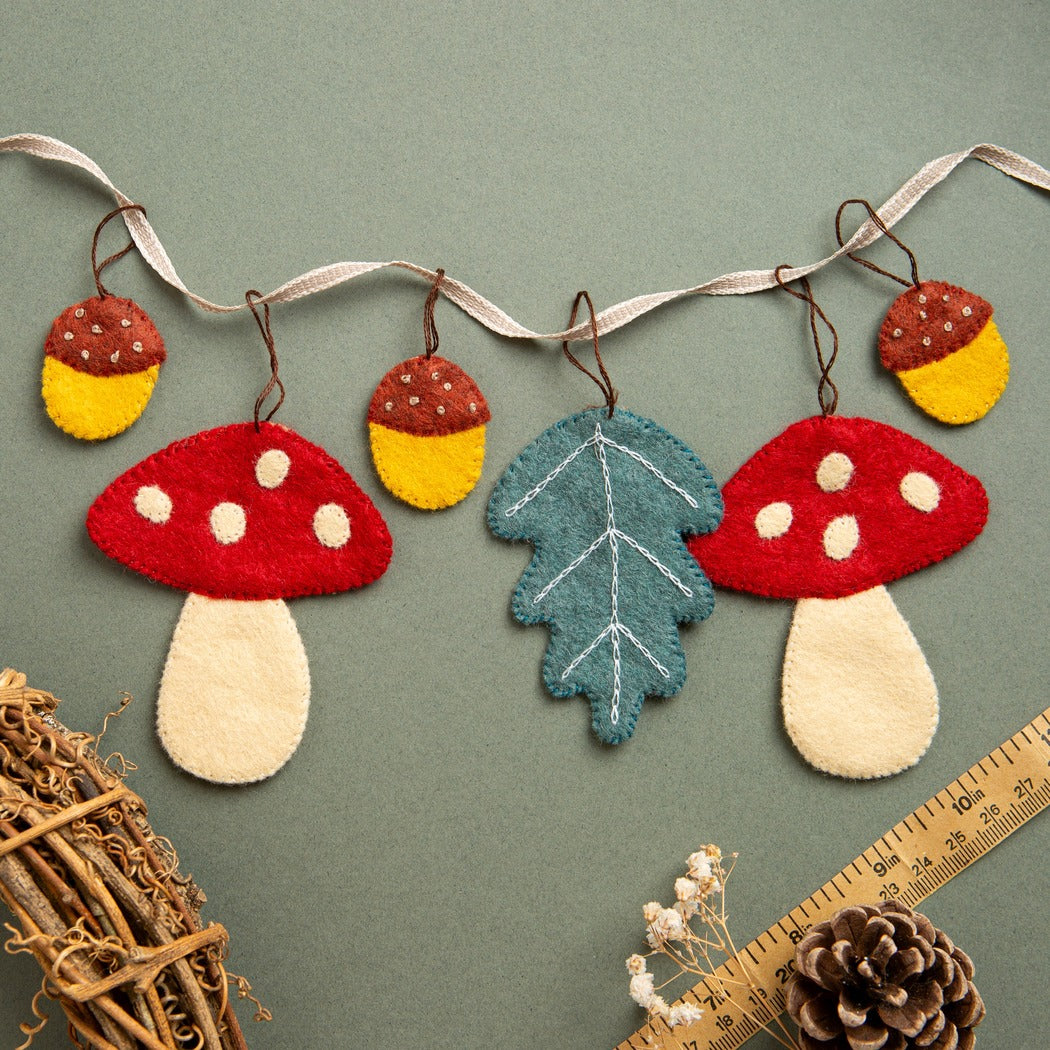 Corinne Lapierre Woodland Garland Felt Craft Kit