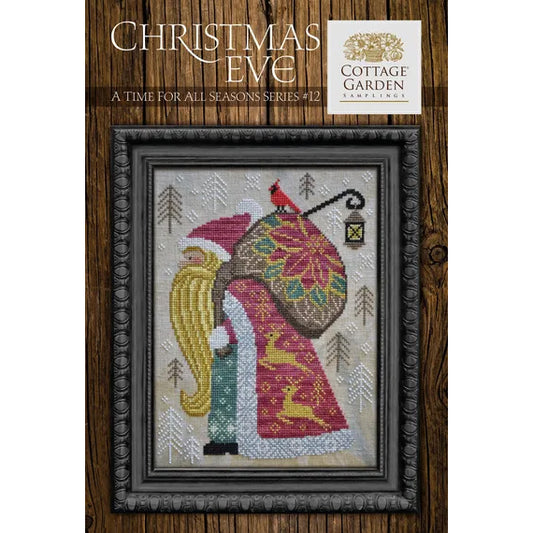 Cottage Garden Samplings A Time For All Seasons #12 - Christmas Eve Cross Stitch Pattern
