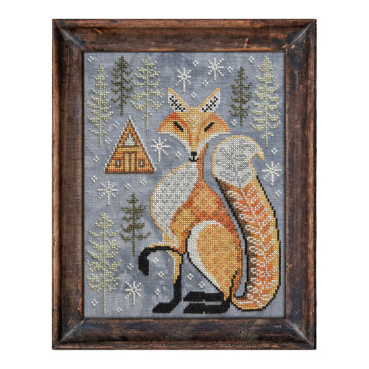 Cottage Garden Samplings A Year in the Woods #1 The Fox Cross Stitch Pattern