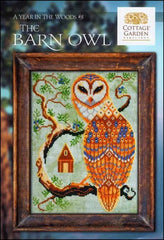 Cottage Garden Samplings A Year in the Woods Series Barn Owl Cross Stitch Pattern