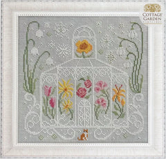 Cottage Garden Samplings Fabulous House Series Green House Cross Stitch Pattern