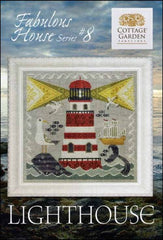 Cottage Garden Samplings Fabulous House Series Lighthouse Cross Stitch Pattern