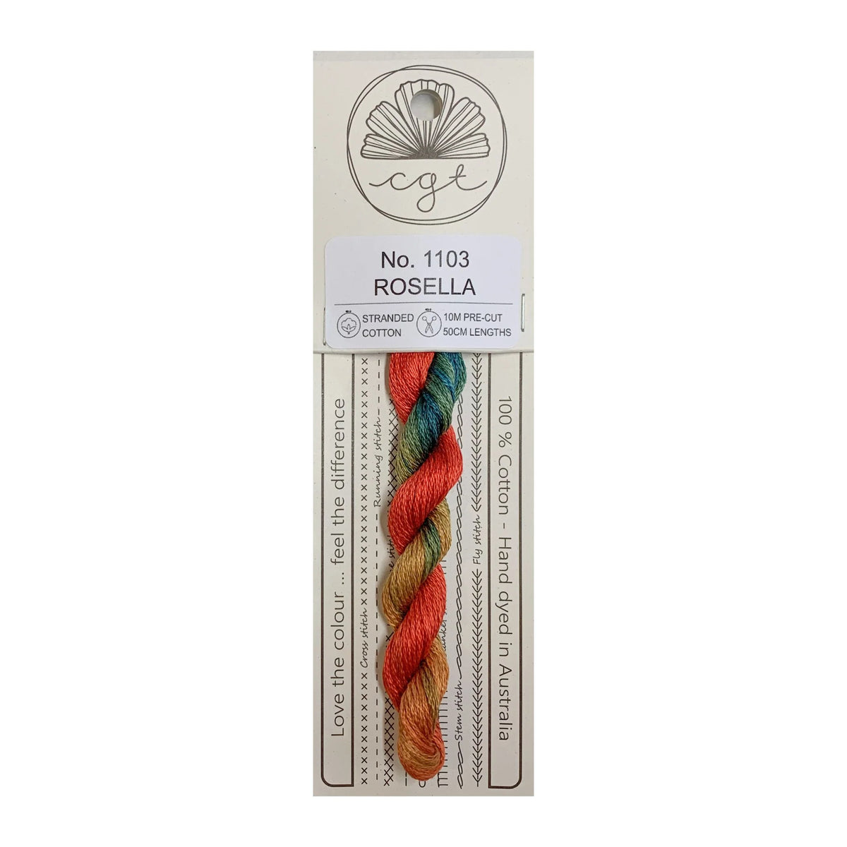 Cottage Garden Threads Stranded Cotton Floss Signature Range - 1103 Rosella