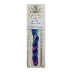 Cottage Garden Threads Stranded Cotton Floss Signature Range - 1201 Peacock