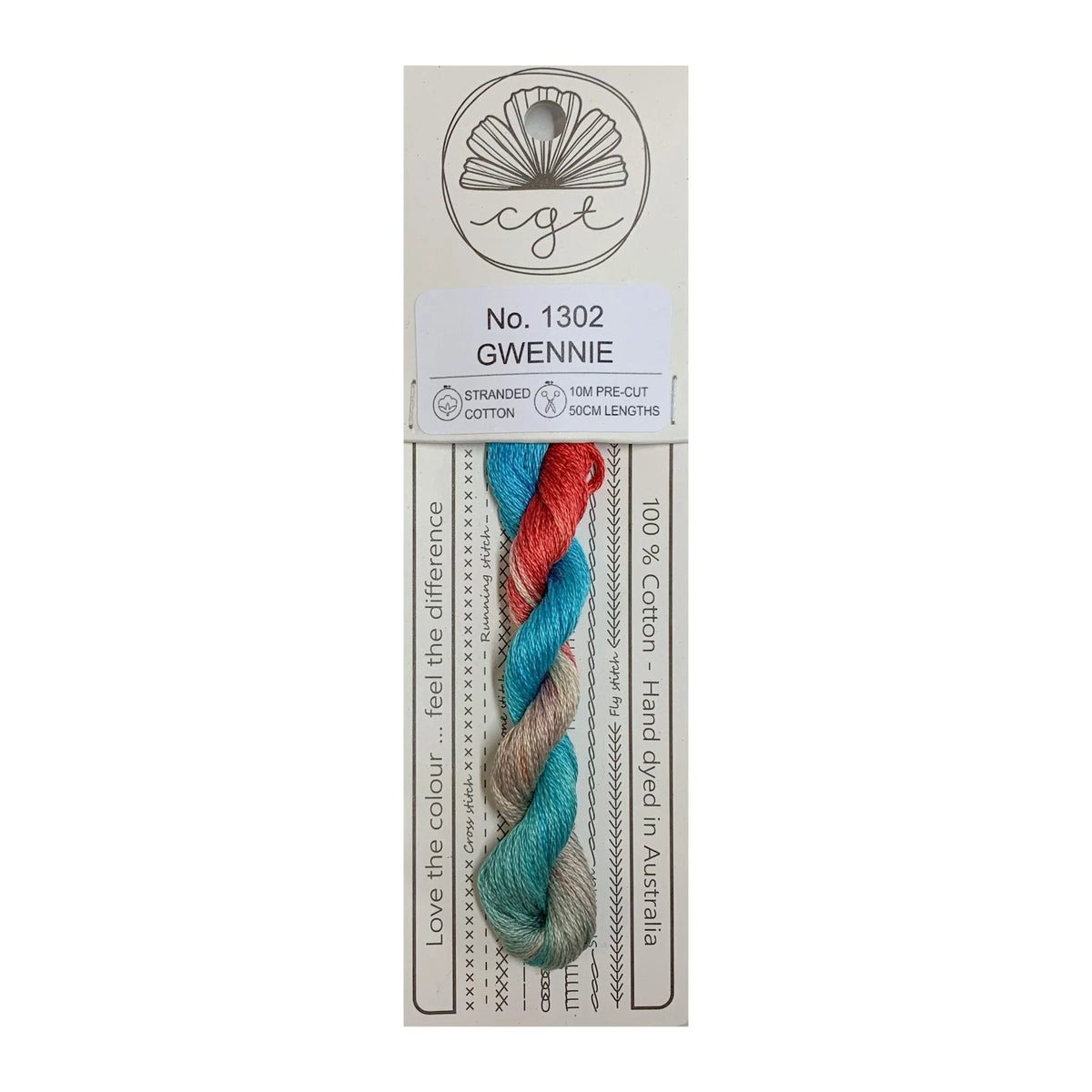 Cottage Garden Threads Stranded Cotton Floss Signature Range - 1302 Gwennie