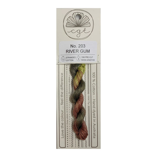 Cottage Garden Threads Stranded Cotton Floss Signature Range - 203 River Gum