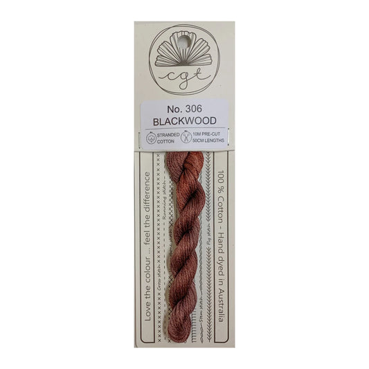 Cottage Garden Threads Stranded Cotton Floss Signature Range - 306 Blackwood