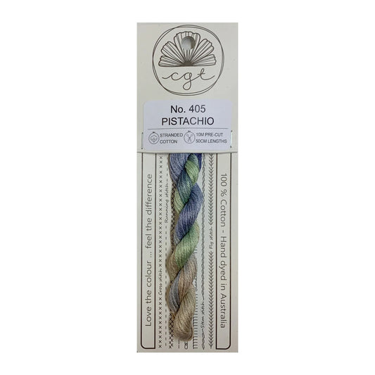 Cottage Garden Threads Stranded Cotton Floss Signature Range - 405 Pistachio