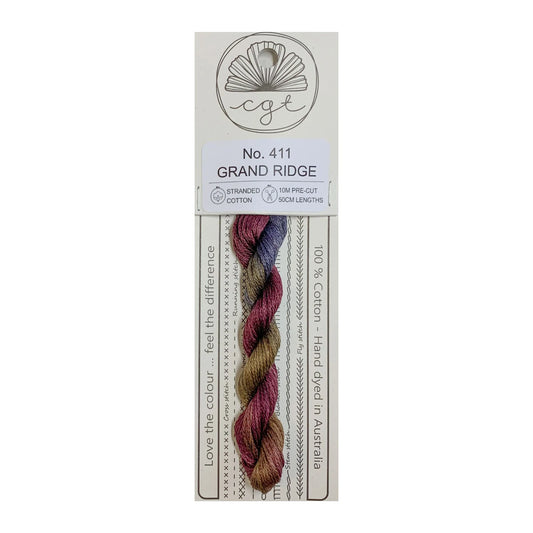 Cottage Garden Threads Stranded Cotton Floss Signature Range - 411 Grand Ridge