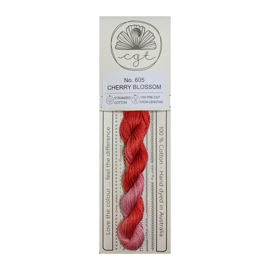 Cottage Garden Threads Stranded Cotton Floss Signature Range - 605 Cherry Blossom