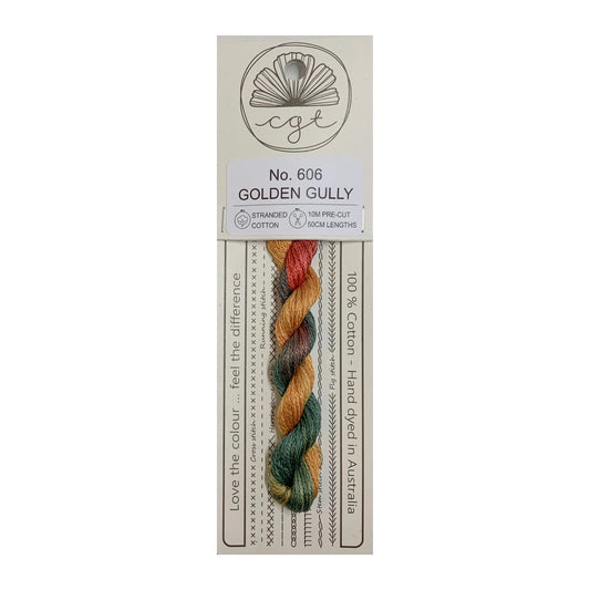 Cottage Garden Threads Stranded Cotton Floss Signature Range - 606 Golden Gully