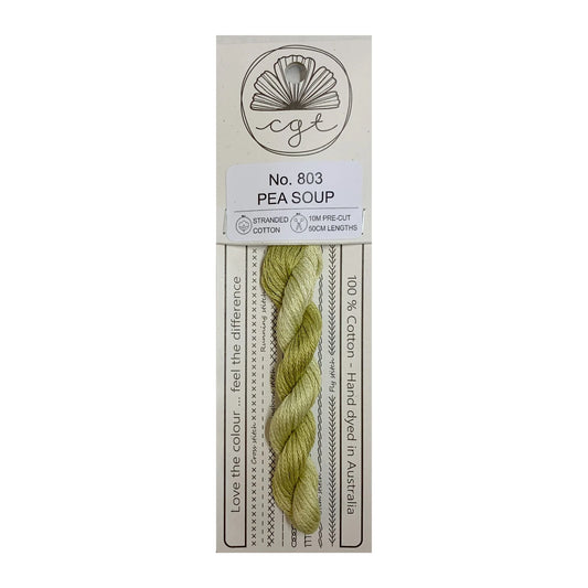 Cottage Garden Threads Stranded Cotton Floss Signature Range - 803 Pea Soup