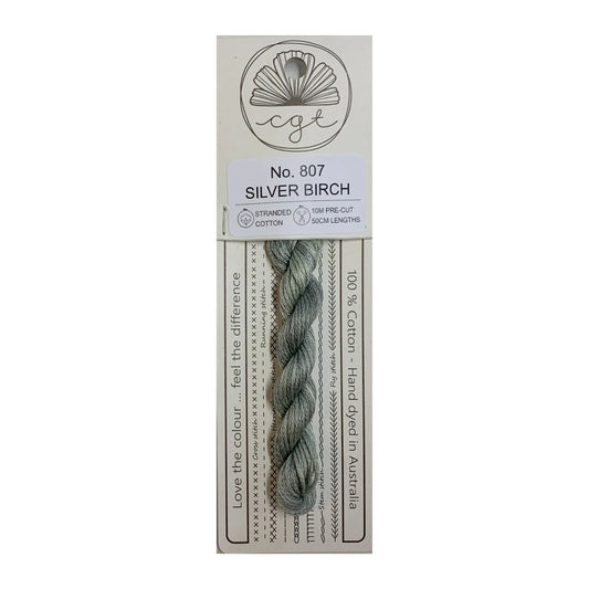 Cottage Garden Threads Stranded Cotton Floss Signature Range - 807 Silver Birch