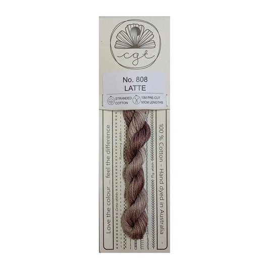 Cottage Garden Threads Stranded Cotton Floss Signature Range - 808 Latte