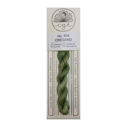 Cottage Garden Threads Stranded Cotton Floss Signature Range - 809 Oregano