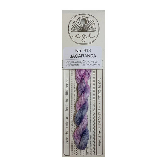 Cottage Garden Threads Stranded Cotton Floss Signature Range - 913 Jacaranda