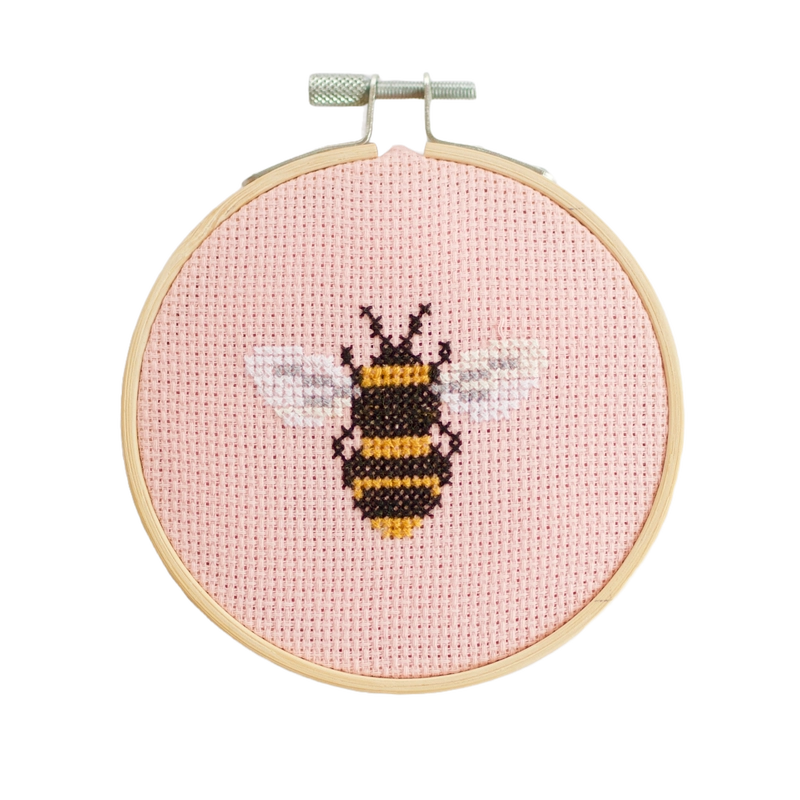Cotton Clara Bee Cross Stitch Kit
