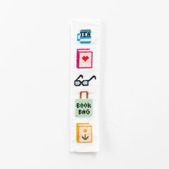 Cotton Clara Bookish Bookmark Cross Stitch Kit