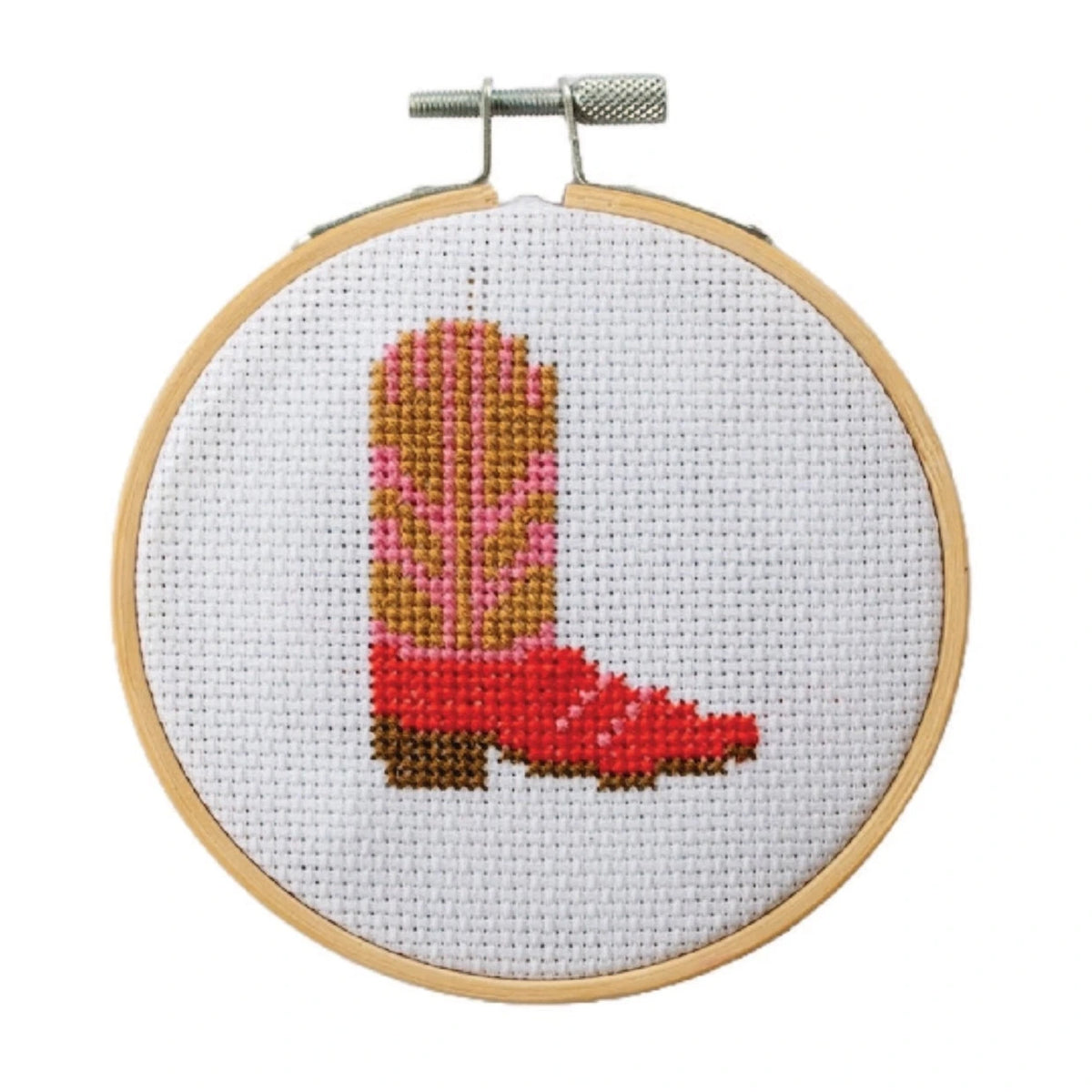 Cotton Clara Cowboy Boot Cross Stitch Kit