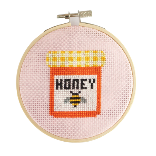 Cotton Clara Honey Cross Stitch Kit