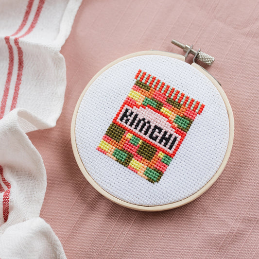 Cotton Clara Kimchi Cross Stitch Kit