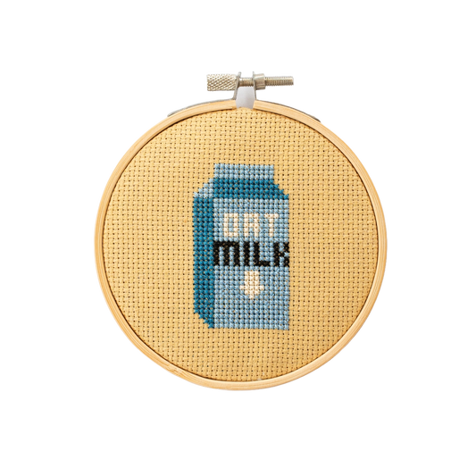 Cotton Clara Oat Milk Cross Stitch Kit