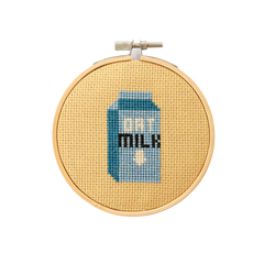 Cotton Clara Oat Milk Cross Stitch Kit