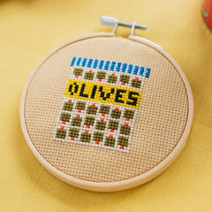 Cotton Clara Olives Cross Stitch Kit