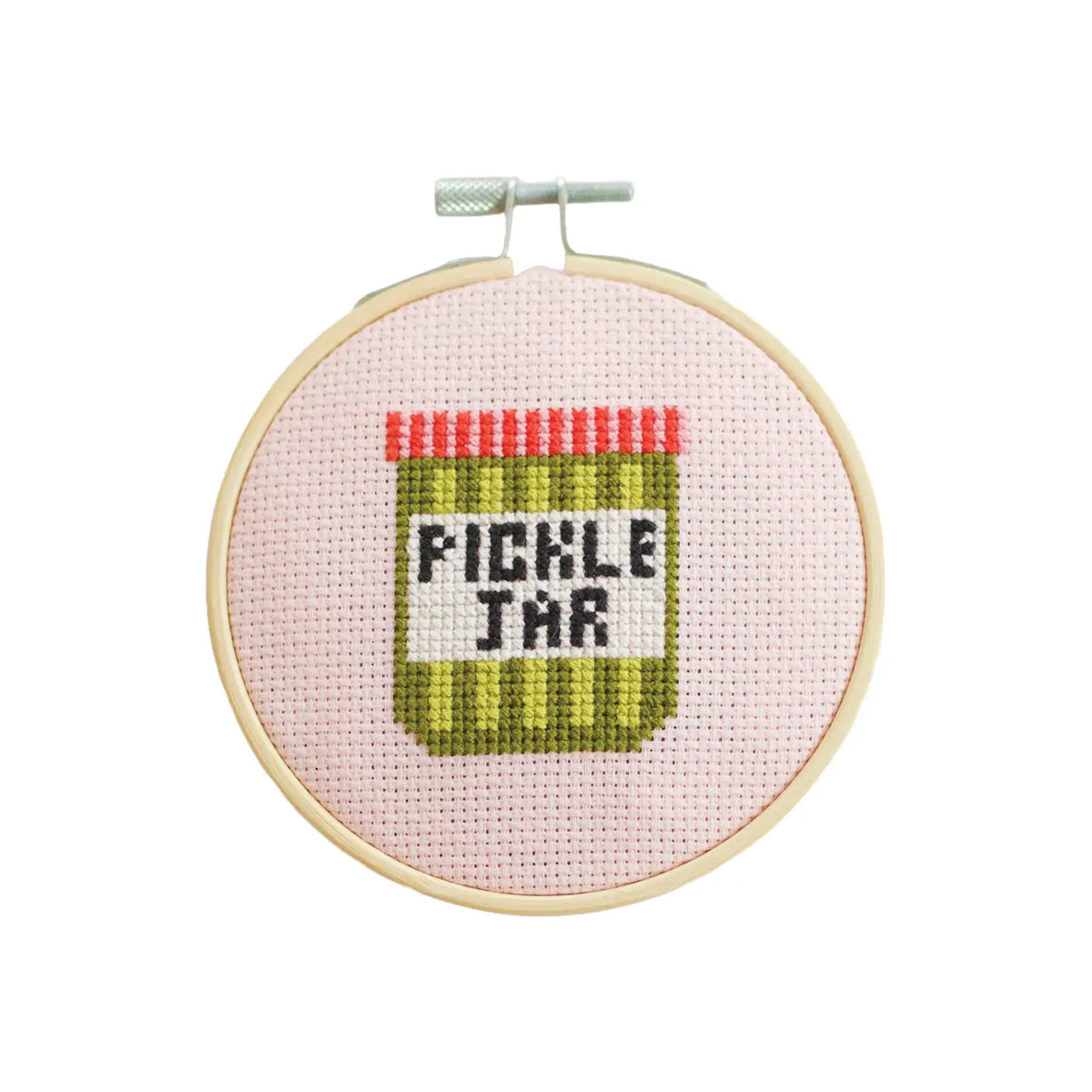 Cotton Clara Pickle Jar Cross Stitch Kit