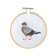 Cotton Clara Pigeon Cross Stitch Kit