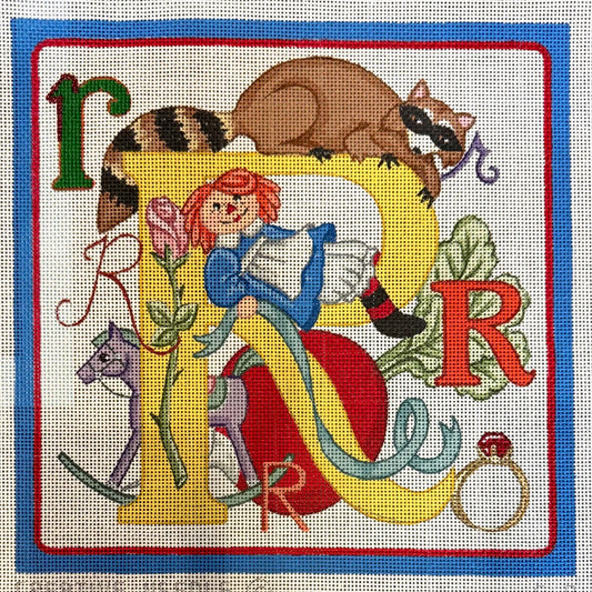 Creative Needle Letter R Needlepoint Canvas