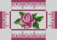 The Meredith Collection Treglown Designs Rose Needlepoint Canvas