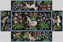 The Meredith Collection Treglown Designs Cluny Brick Cover Needlepoint Canvas