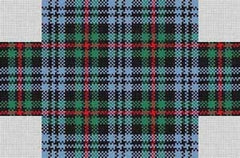 The Meredith Collection Treglown Designs Plaid Brick Cover Needlepoint Canvas