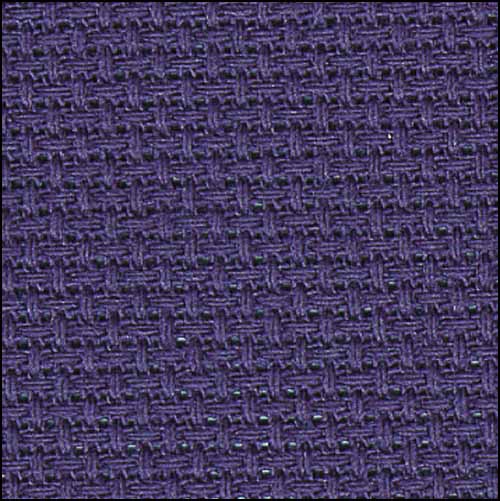 Finishing: DMC Charles Craft Navy Aida Fabric 14 ct - 15" x 18"